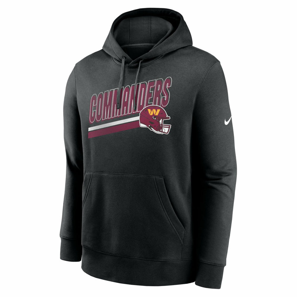 Washington Commanders Club Fleece Pullover Hoodie Black - Nike