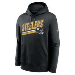 Pittsburgh Steelers Club Fleece Pullover Hoodie Black - Nike