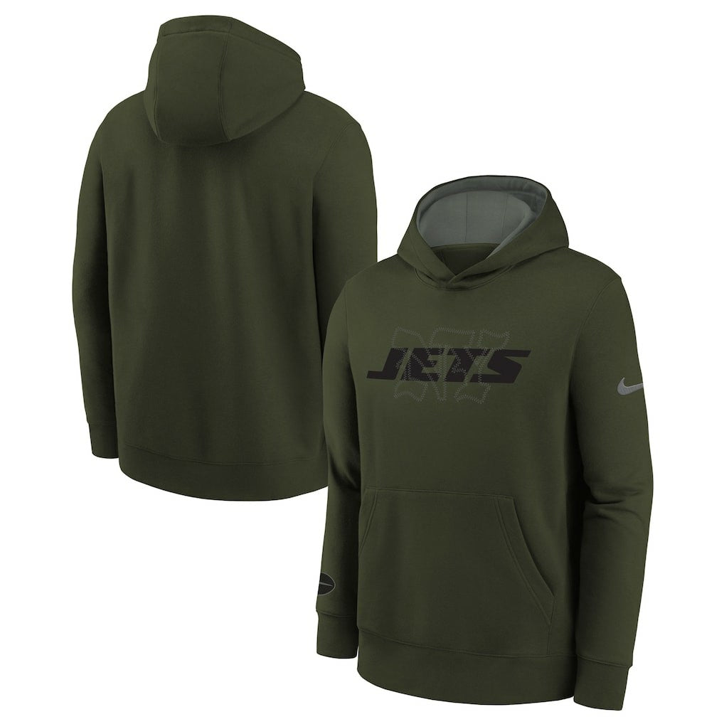 New York Jets Youth 2025 Rivalries Collection Club Hoodie Gotham Green - Nike