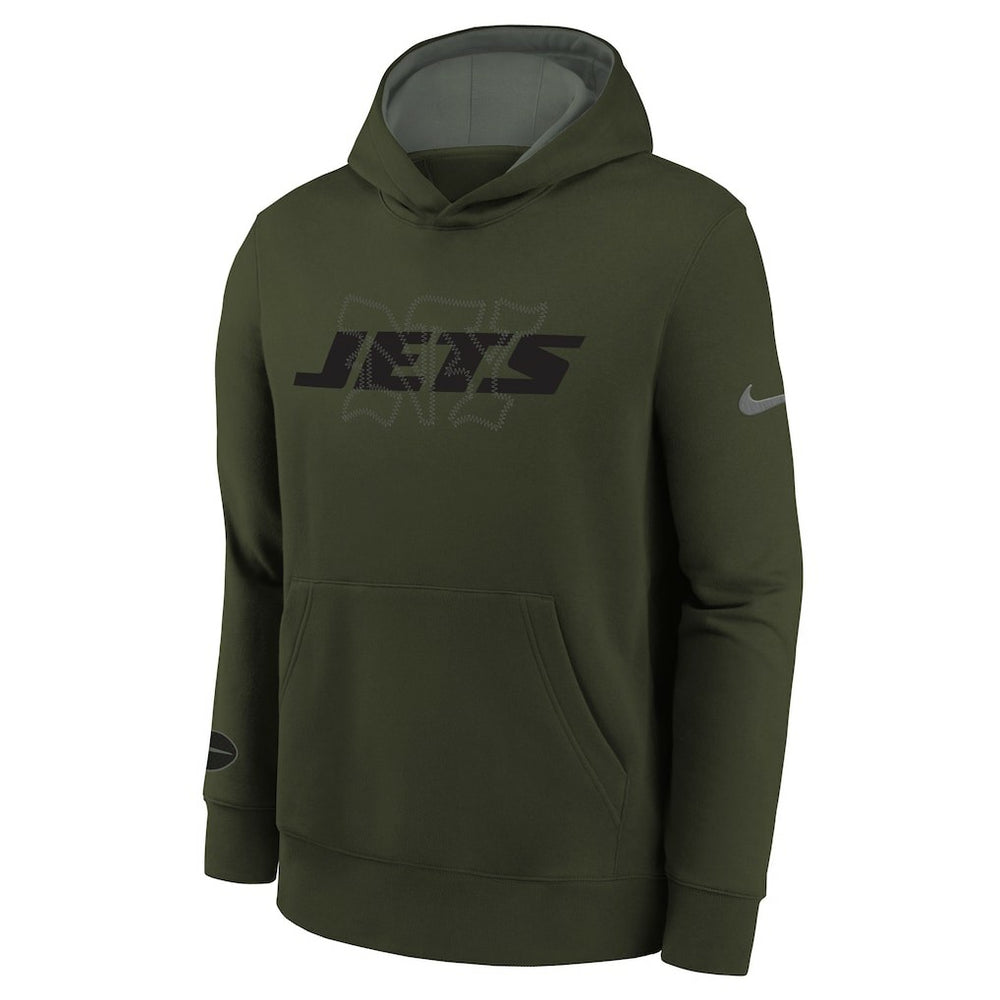 New York Jets Youth 2025 Rivalries Collection Club Hoodie Gotham Green - Nike