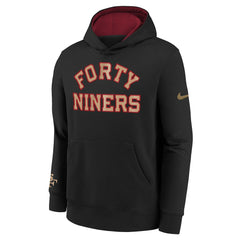 San Francisco 49ers Youth 2025 Rivalries Collection Club Hoodie Black - Nike
