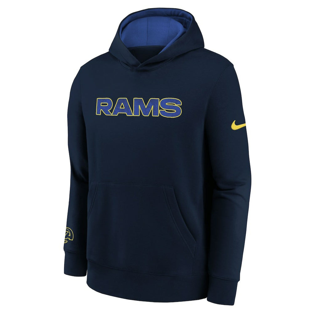 Los Angeles Rams Youth 2025 Rivalries Collection Club Hoodie Midnight Blue - Nike