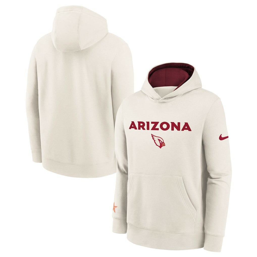Arizona Cardinals Youth 2025 Rivalries Collection Club Hoodie Natural - Nike