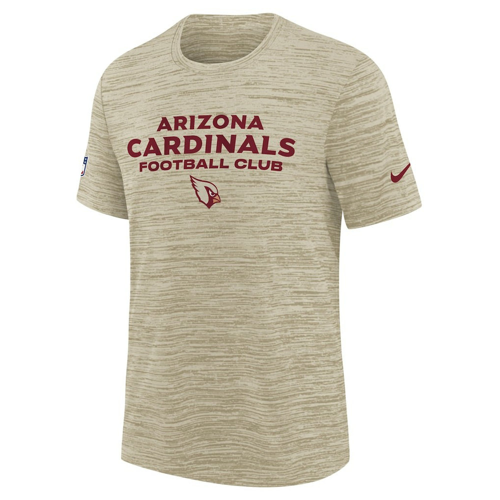 Arizona Cardinals Youth 2025 Rivalries Collection Sideline Velocity Dri-FIT T-Shirt Natural - Nike