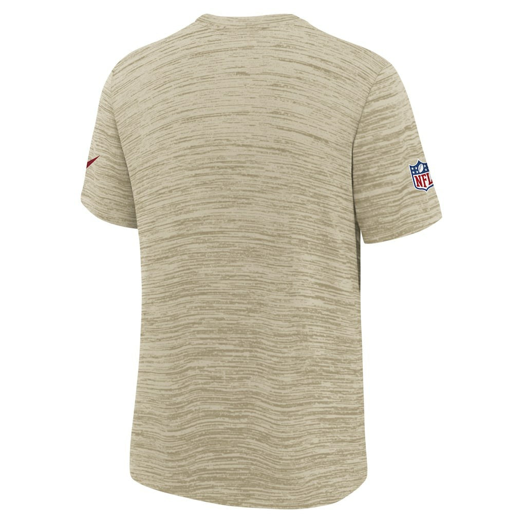 Arizona Cardinals Youth 2025 Rivalries Collection Sideline Velocity Dri-FIT T-Shirt Natural - Nike