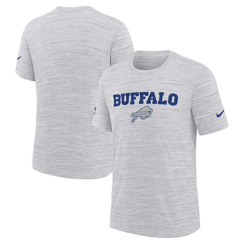 Buffalo Bills Youth 2025 Rivalries Collection Sideline Velocity Dri-FIT T-Shirt White - Nike