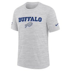 Buffalo Bills Youth 2025 Rivalries Collection Sideline Velocity Dri-FIT T-Shirt White - Nike