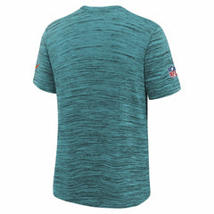 Miami Dolphins Youth 2025 Rivalries Collection Sideline Velocity Dri-FIT T-Shirt Turbo Green - Nike