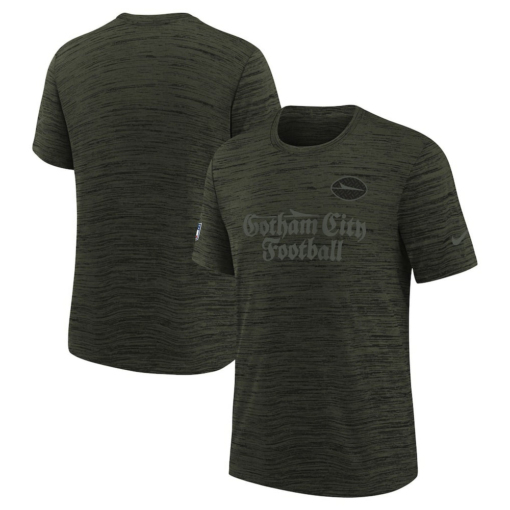 New York Jets Youth 2025 Rivalries Collection Sideline Velocity Dri-FIT T-Shirt Gotham Green - Nike