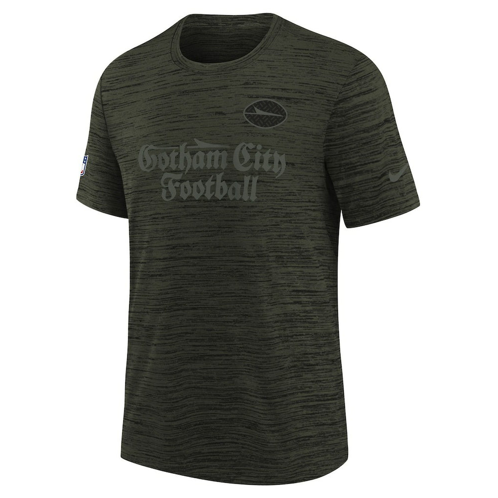 New York Jets Youth 2025 Rivalries Collection Sideline Velocity Dri-FIT T-Shirt Gotham Green - Nike