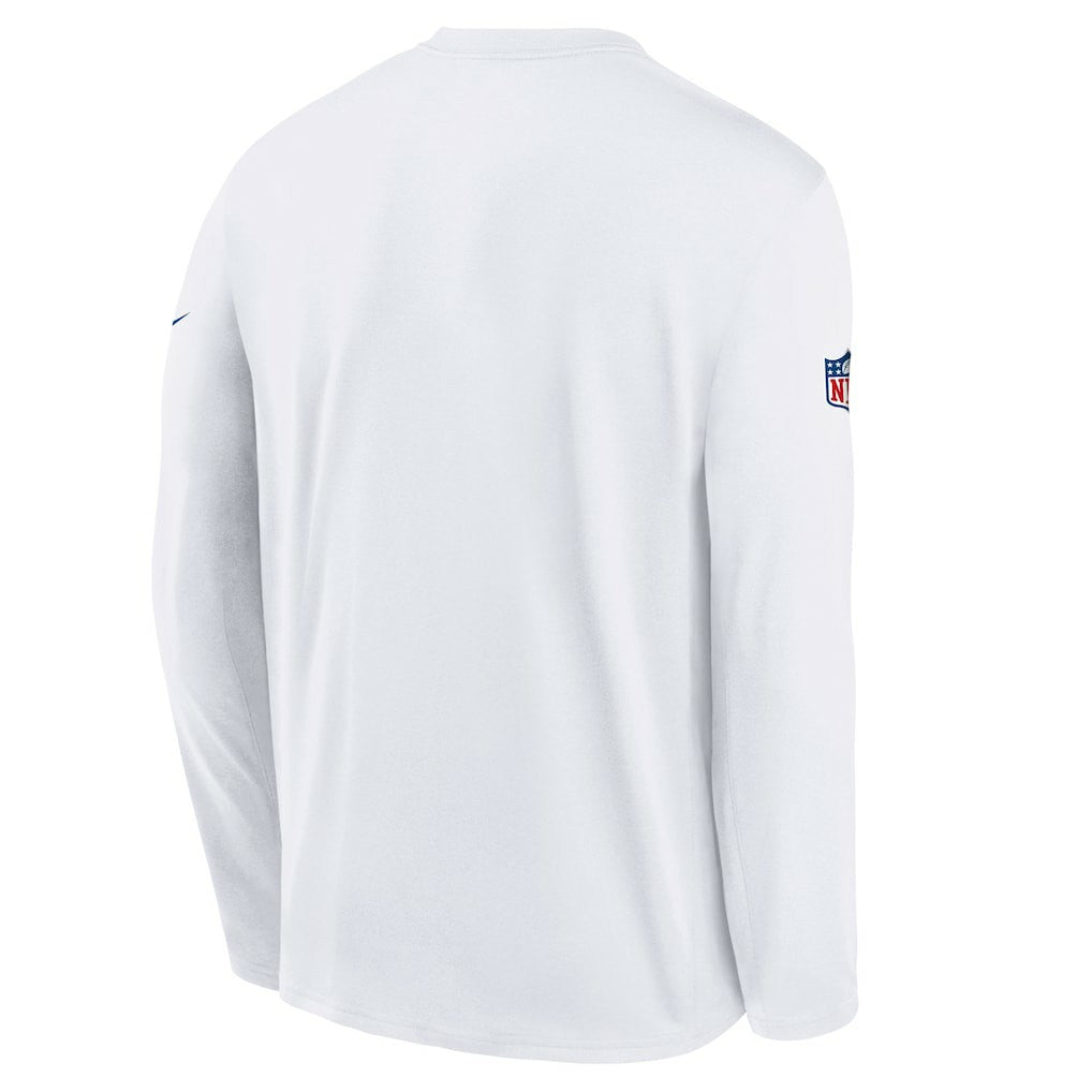Buffalo Bills Youth 2025 Rivalries Collection Sideline Legend Dri-FIT Long Sleeve T-Shirt White - Nike