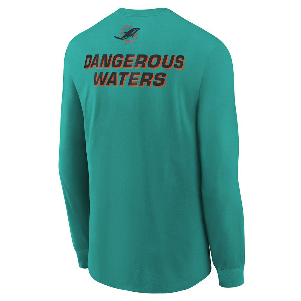 Miami Dolphins Youth 2025 Rivalries Collection Long Sleeve T-Shirt Turbo Green - Nike