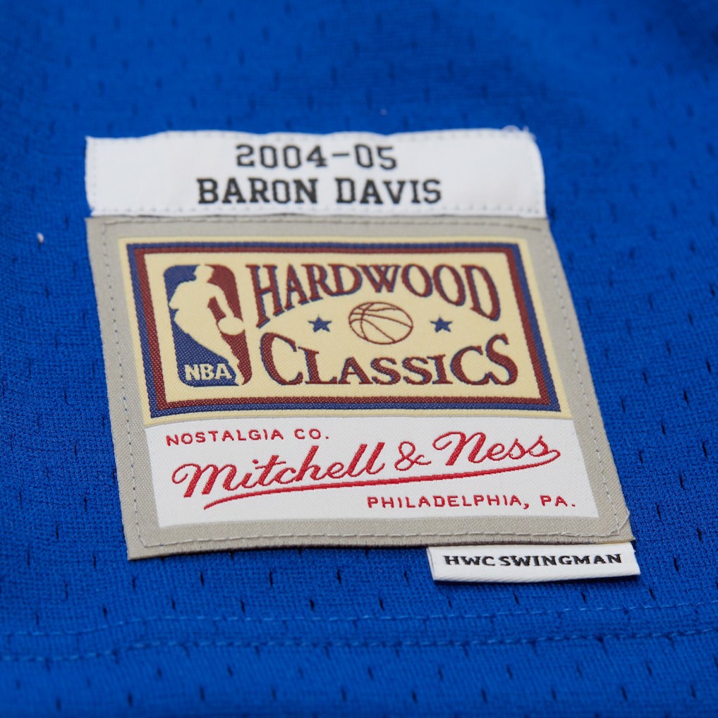 Baron Davis Golden State Warriors Hardwood Classics 2004/05 Swingman Jersey - Royal | NBA Jerseys