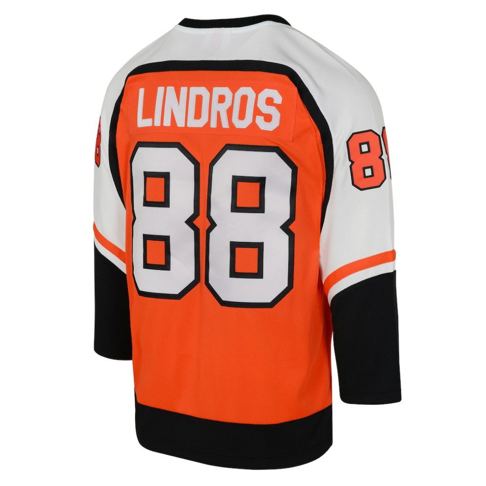 Eric Lindros Philadelphia Flyers - Mitchell & Ness Youth 1996/97 Power Play 2.0 Player Jersey with Captain Patch Orange