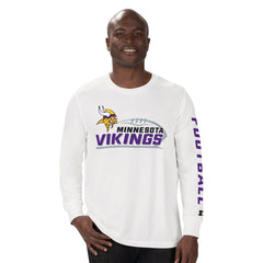 Minnesota Vikings Starter Half Time Long Sleeve T-Shirt White - NFL