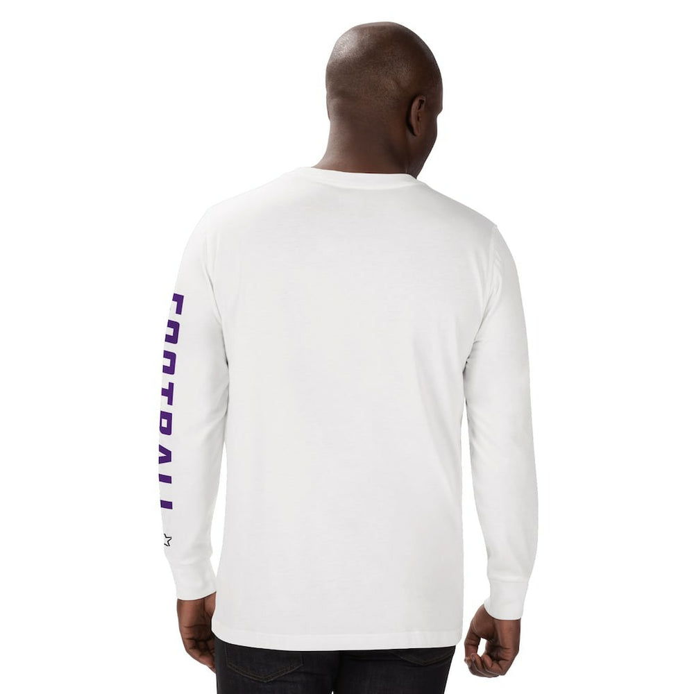Minnesota Vikings Starter Half Time Long Sleeve T-Shirt White - NFL