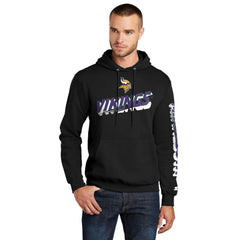 Minnesota Vikings Starter Wordmark Logo Pullover Hoodie Black - NFL