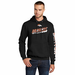 Denver Broncos Starter Wordmark Logo Pullover Hoodie Black - NFL