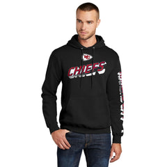 Kansas City Chiefs Starter Wordmark Logo Pullover Hoodie Black - NFL