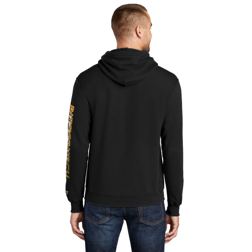 Pittsburgh Steelers Starter Wordmark Logo Pullover Hoodie Black - NFL