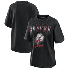 Atlanta Braves WEAR by Erin Andrews Women's Oversized Boyfriend T-Shirt Online