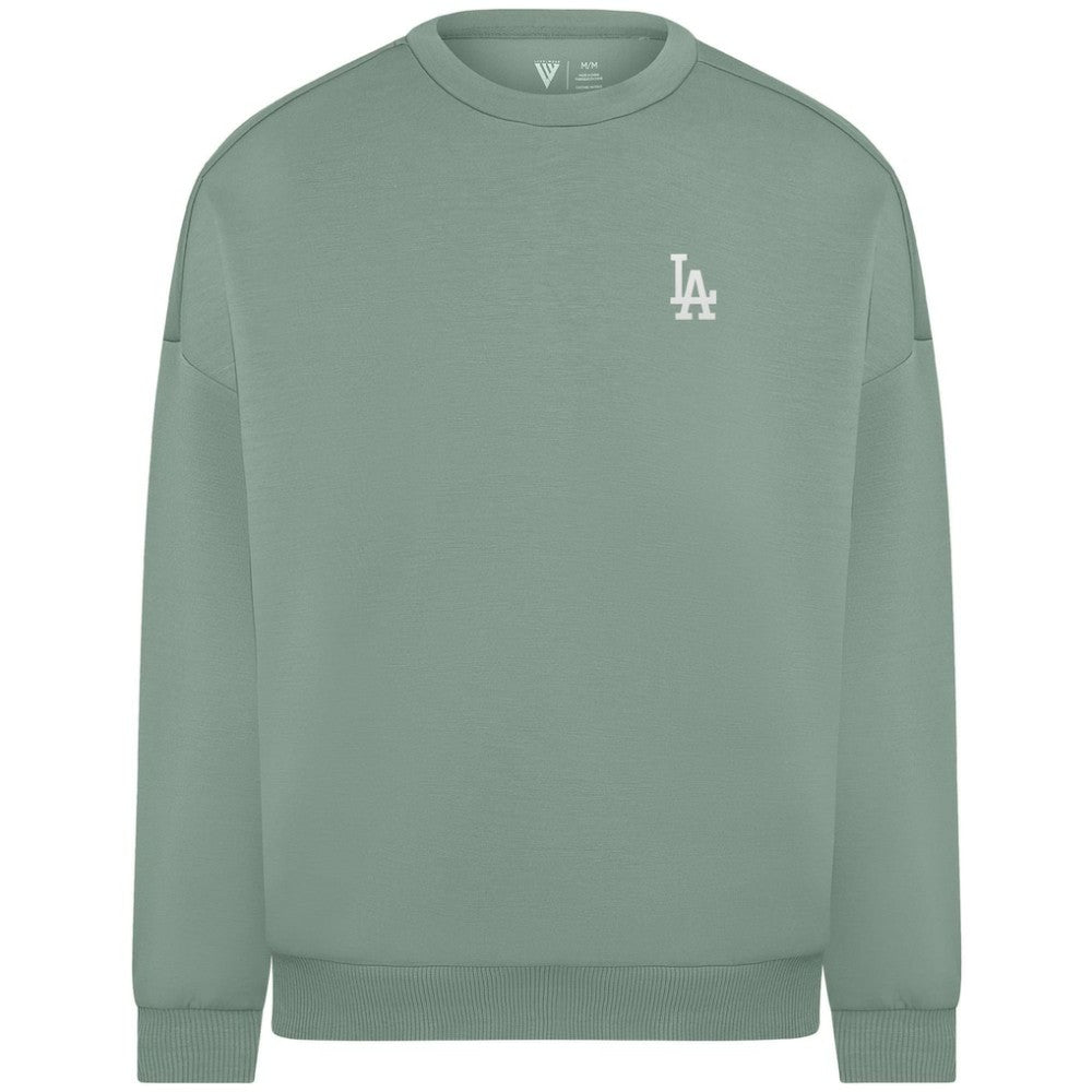 Los Angeles Dodgers Levelwear Women's Luxe Signature Tri-Blend Pullover Sweatshirt discount