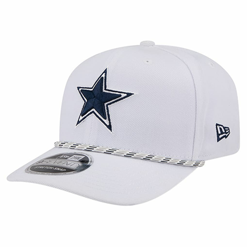 Dallas Cowboys New Era Gameday Multi Rope 9SEVENTY Adjustable Hat White - NFL
