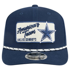 Dallas Cowboys New Era Chant 9SEVENTY Adjustable Hat Navy - NFL