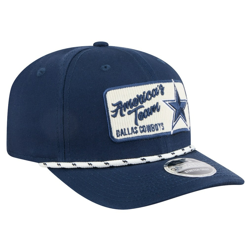 Dallas Cowboys New Era Chant 9SEVENTY Adjustable Hat Navy - NFL