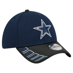 Dallas Cowboys New Era Visor Hit 39THIRTY Flex Hat Navy/Black - NFL