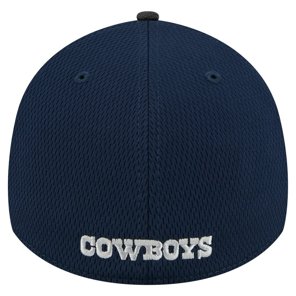 Dallas Cowboys New Era Visor Hit 39THIRTY Flex Hat Navy/Black - NFL