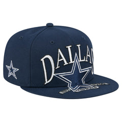 Dallas Cowboys New Era Oversized 59FIFTY Fitted Hat Navy - NFL