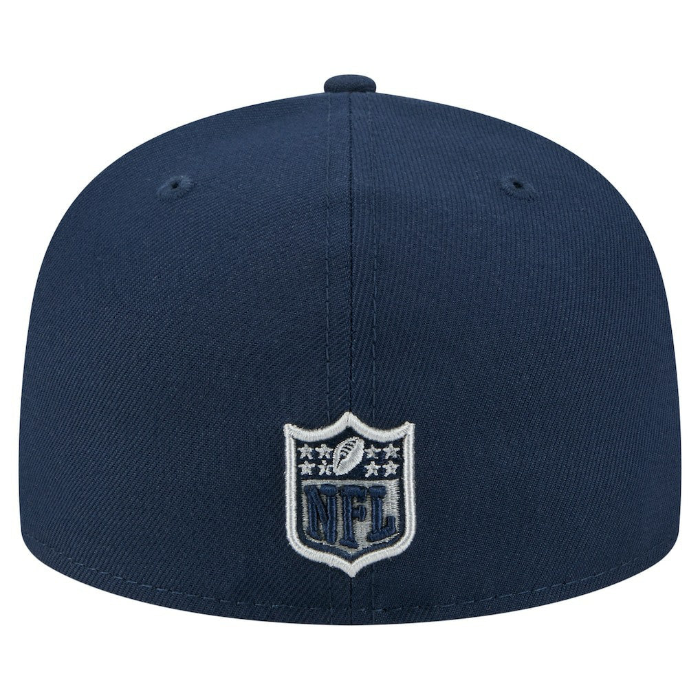 Dallas Cowboys New Era Oversized 59FIFTY Fitted Hat Navy - NFL