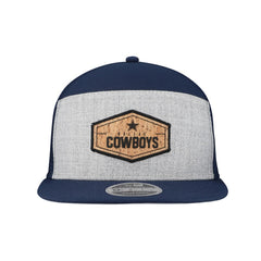 Dallas Cowboys New Era Cork Split Panel 9FIFTY Trucker Snapback Hat Gray/Navy - NFL