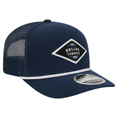 Dallas Cowboys New Era 9SEVENTY Team Rope Stretch-Snap Hat Navy - NFL