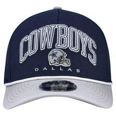 Dallas Cowboys New Era Arch 9FORTY A-Frame M-Crown Adjustable Hat Navy - NFL