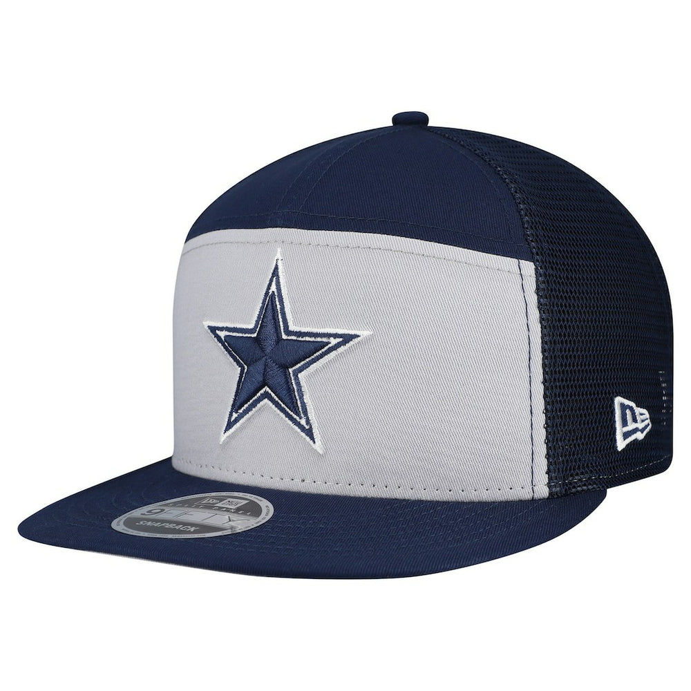 Dallas Cowboys New Era Outdoor Split Panel 9FIFTY Snapback Hat Gray/Navy - NFL
