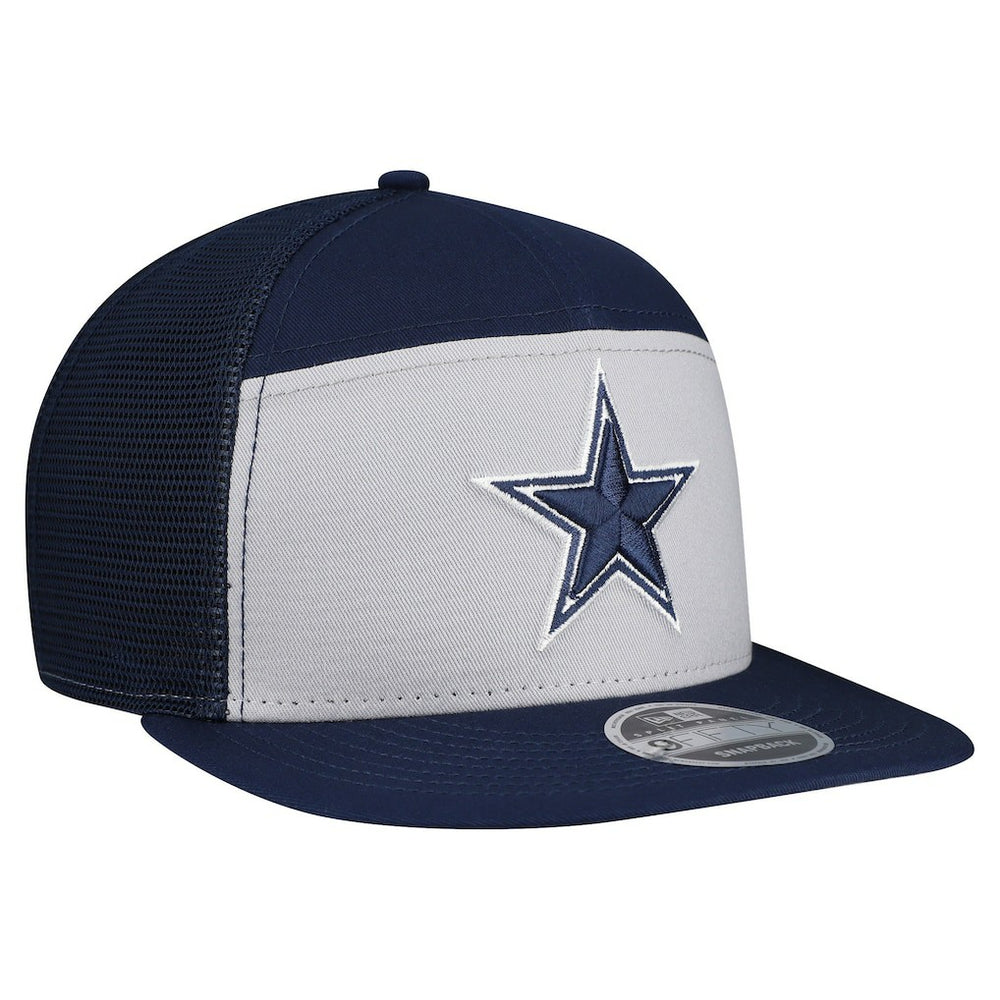 Dallas Cowboys New Era Outdoor Split Panel 9FIFTY Snapback Hat Gray/Navy - NFL
