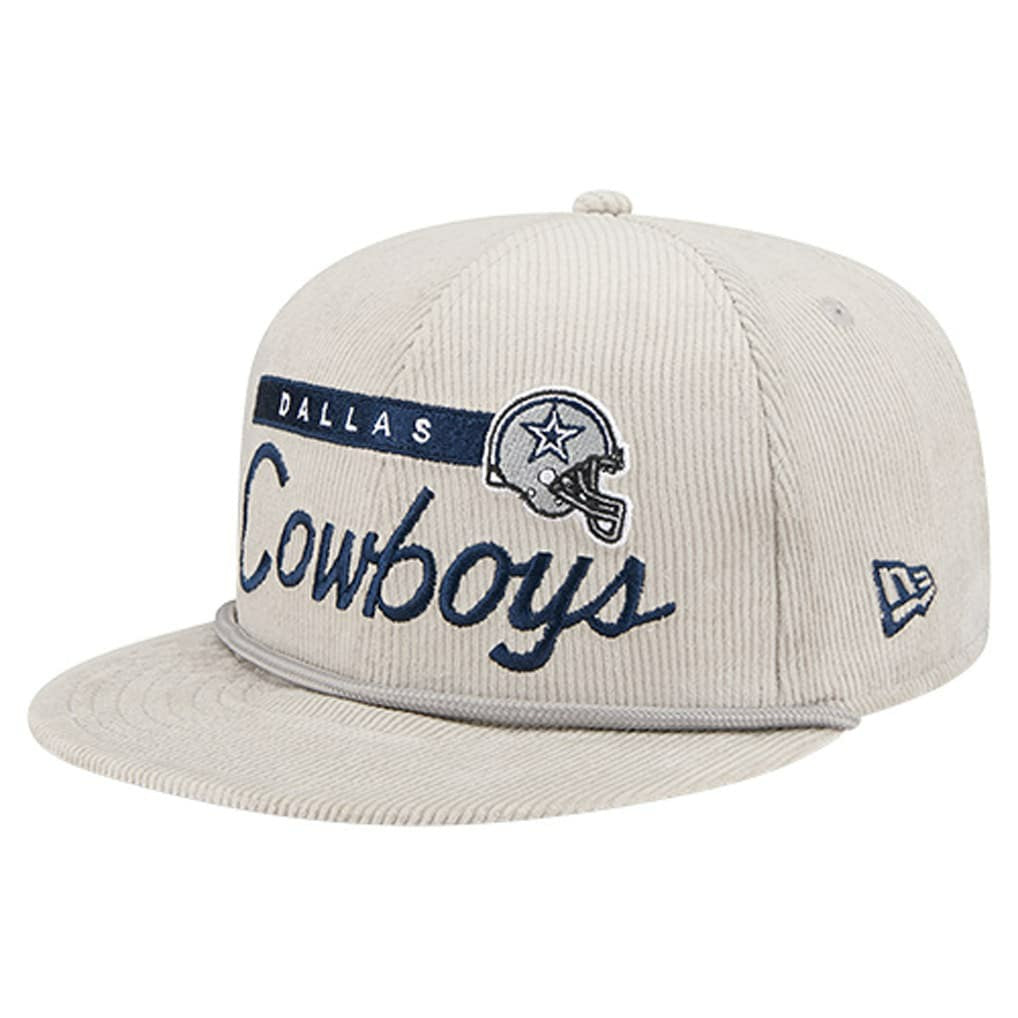 Dallas Cowboys New Era Cord Rope 9FIFTY Snapback Hat Gray - NFL