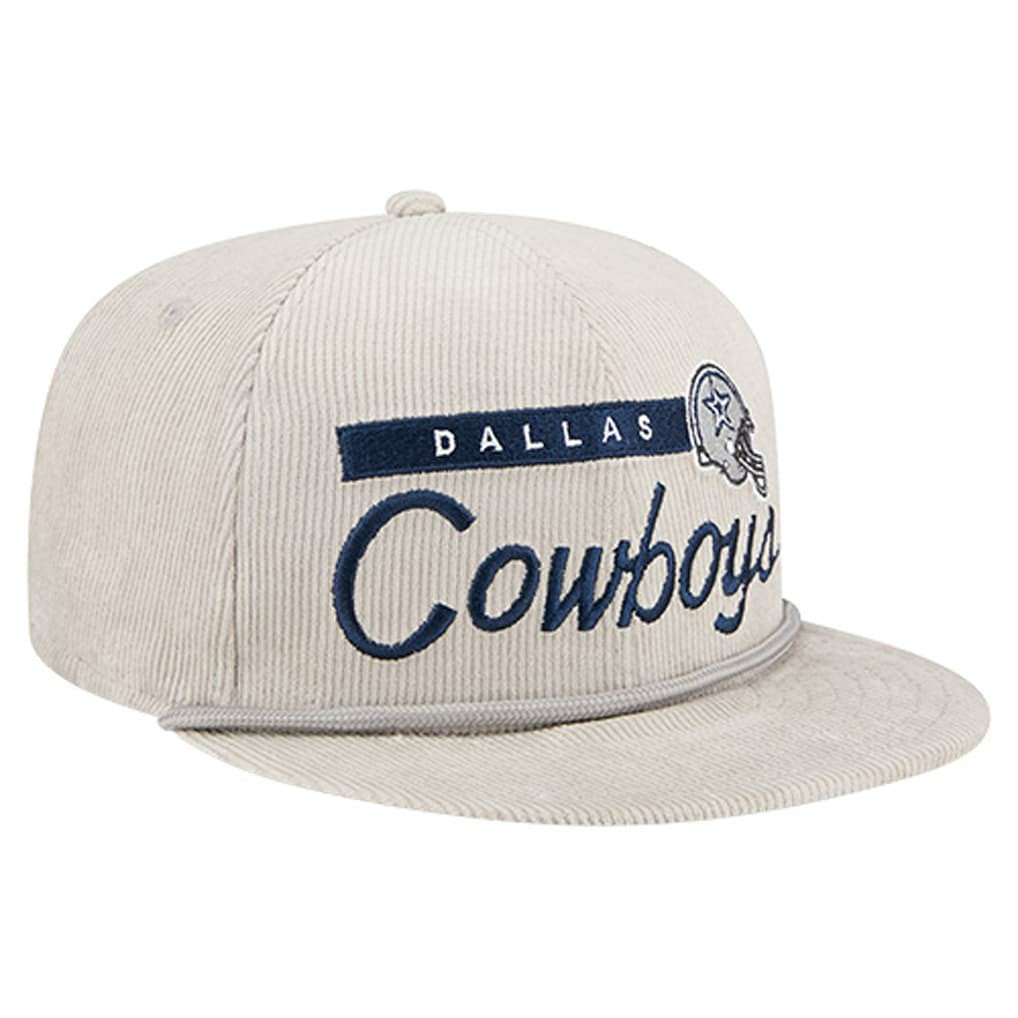 Dallas Cowboys New Era Cord Rope 9FIFTY Snapback Hat Gray - NFL