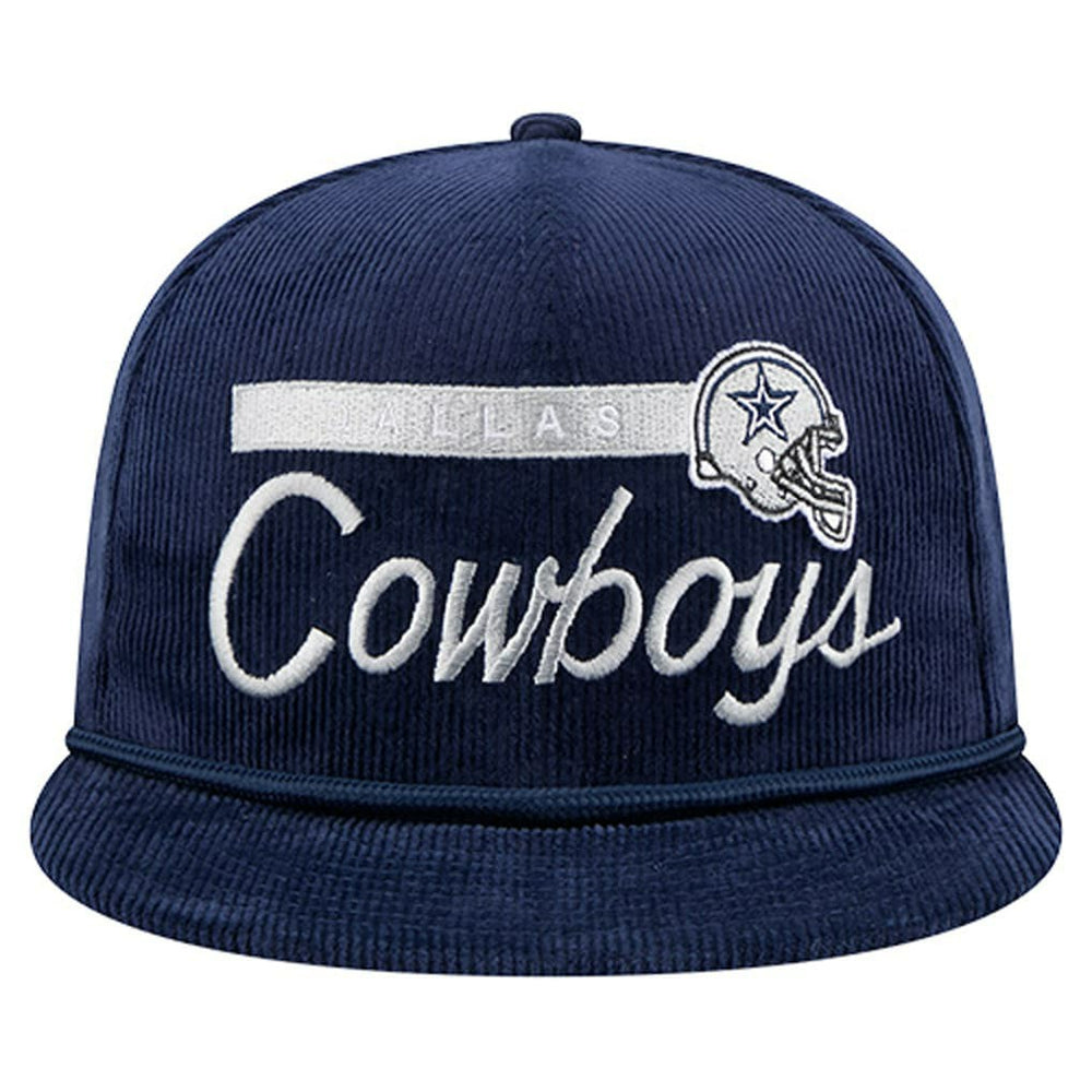 Dallas Cowboys New Era Cord Rope 9FIFTY Snapback Hat Navy - NFL