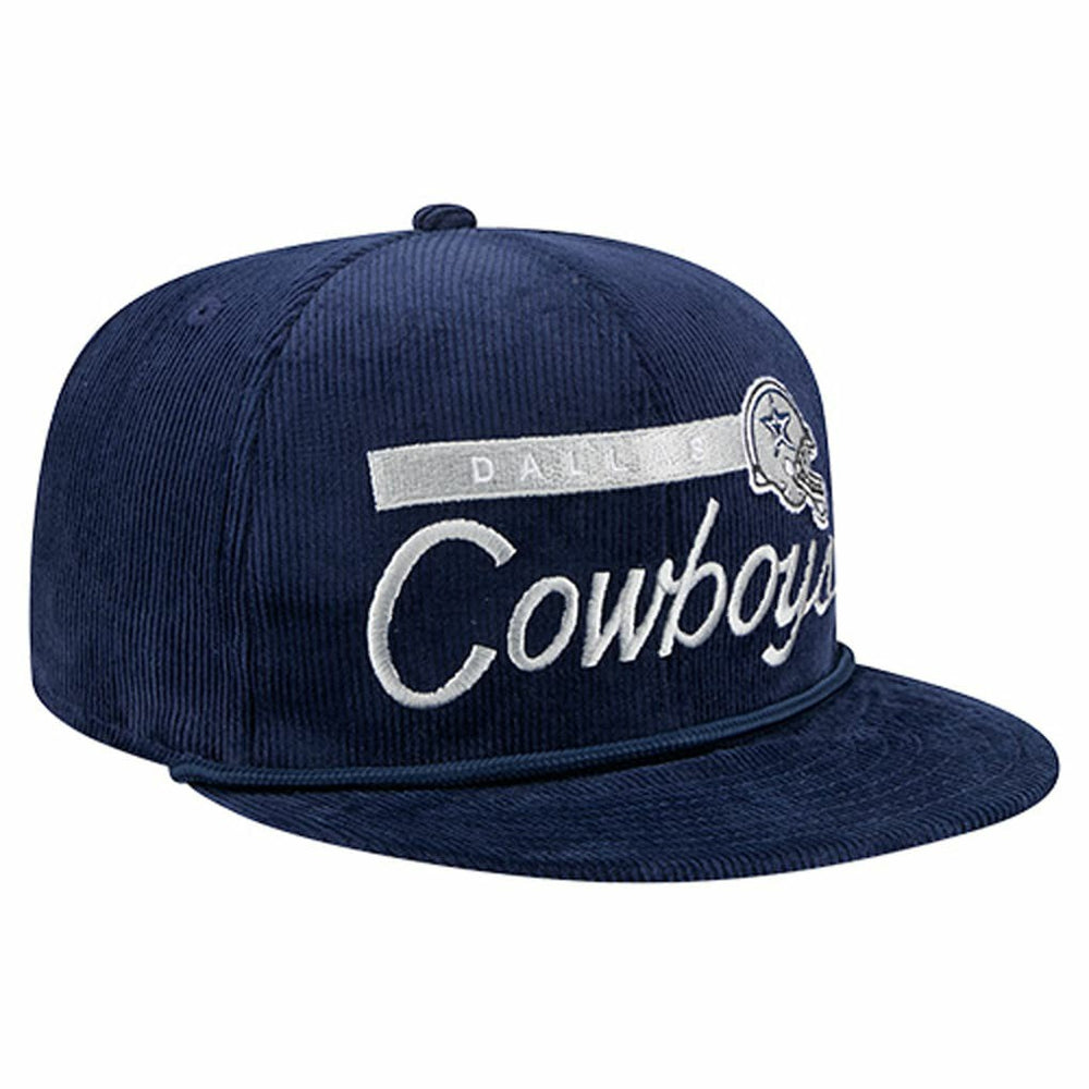 Dallas Cowboys New Era Cord Rope 9FIFTY Snapback Hat Navy - NFL