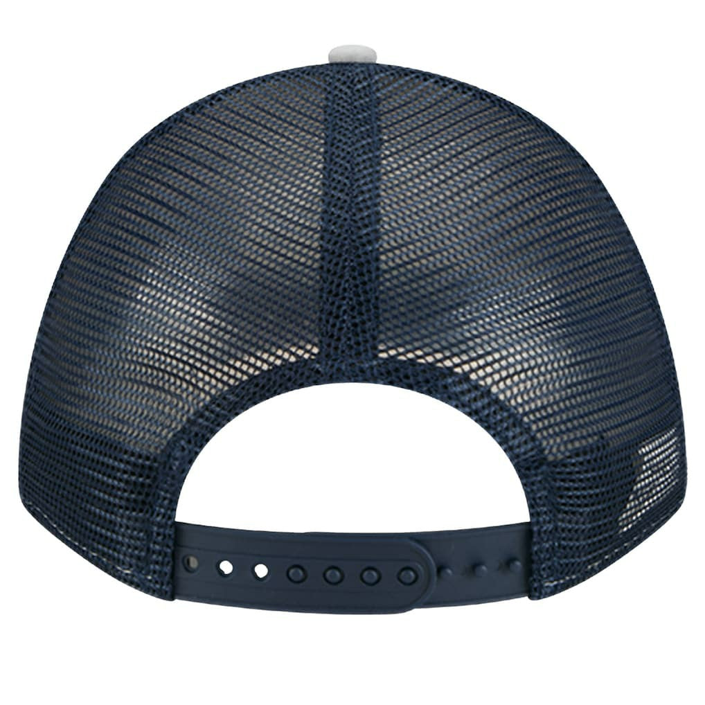 Dallas Cowboys New Era Linear A-Frame 9FORTY Adjustable Hat Silver/Navy - NFL