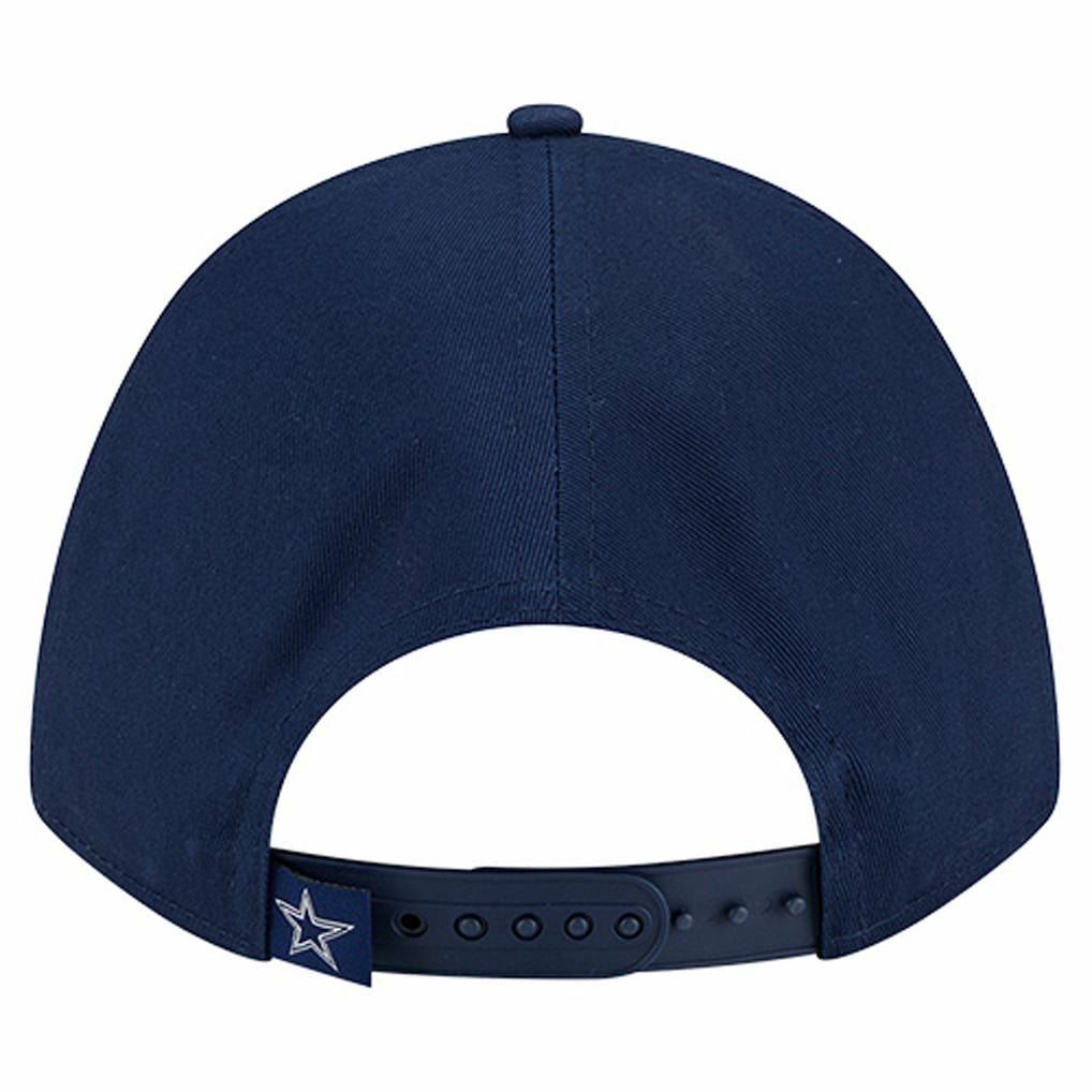 Dallas Cowboys New Era Women's Metallic A-Frame 9FORTY Adjustable Hat Navy - NFL
