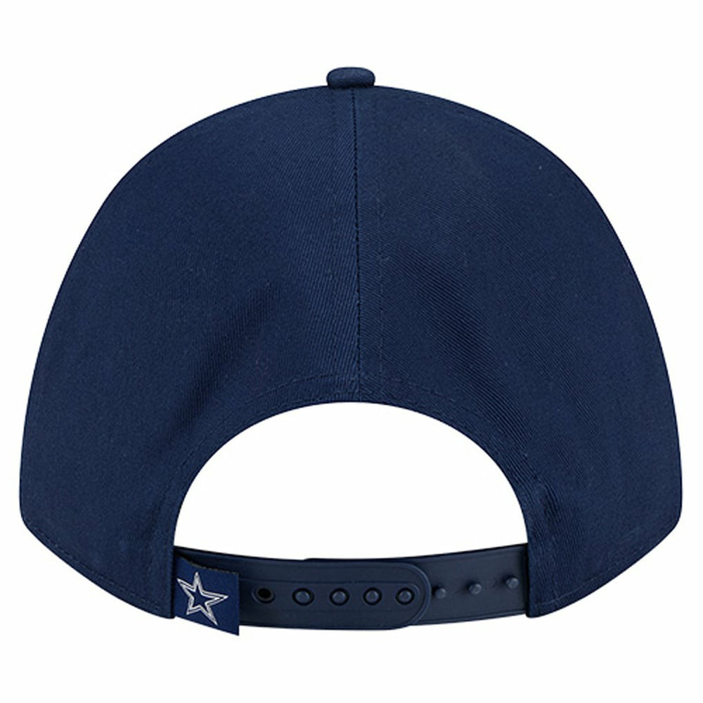 Dallas Cowboys New Era Women's Metallic A-Frame 9FORTY Adjustable Hat Navy - NFL