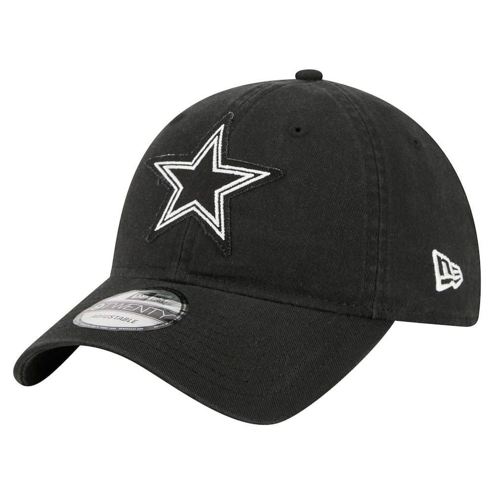 Dallas Cowboys New Era Stamp 9TWENTY Adjustable Hat Black - NFL