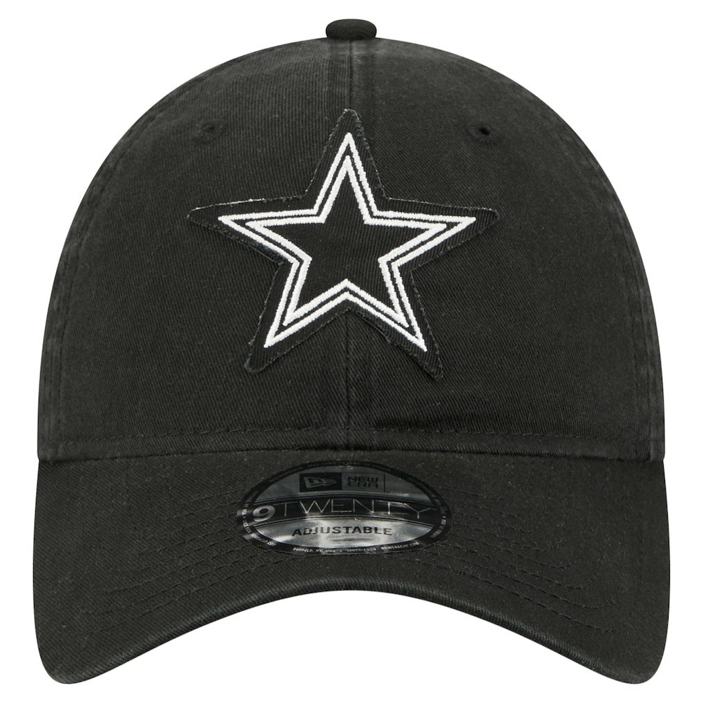 Dallas Cowboys New Era Stamp 9TWENTY Adjustable Hat Black - NFL