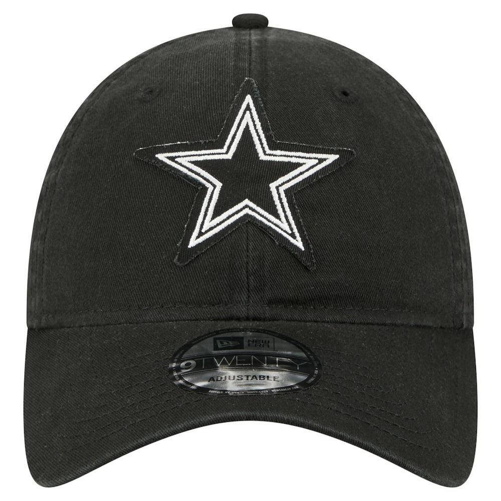 Dallas Cowboys New Era Stamp 9TWENTY Adjustable Hat Black - NFL