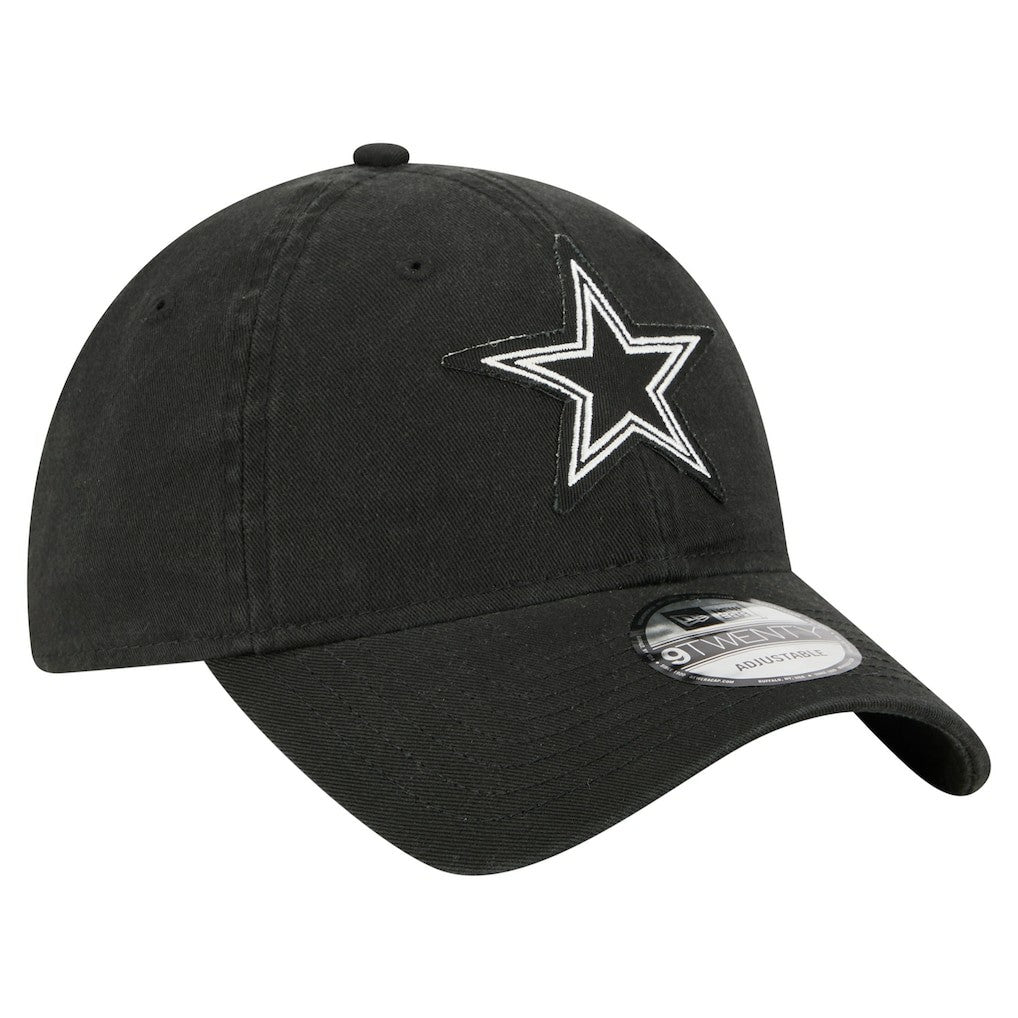 Dallas Cowboys New Era Stamp 9TWENTY Adjustable Hat Black - NFL
