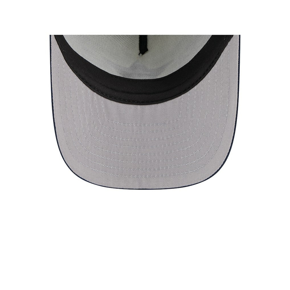 Dallas Cowboys New Era Banner A-Frame 9FIFTY Snapback Hat Cream/Navy - NFL